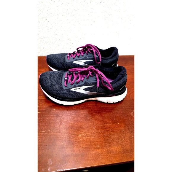 Brooks Trace Women's Running Shoes Size 8.5 Black & Purple Breathable - Picture 4 of 10